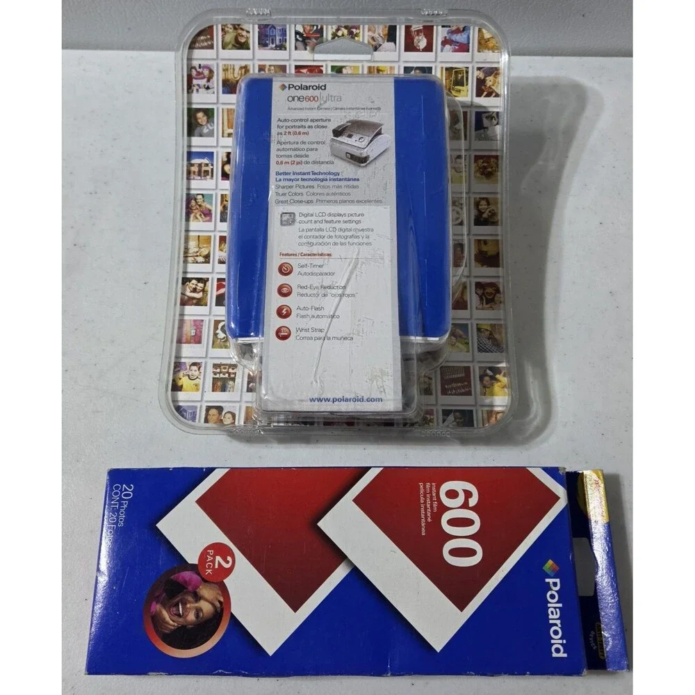 Polaroid One600 Ultra Instant Film Camera 600 Open Package